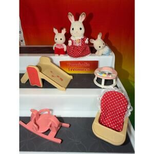 Calico Critters Rabbit Bunny Babies Mom & Nursery Furniture